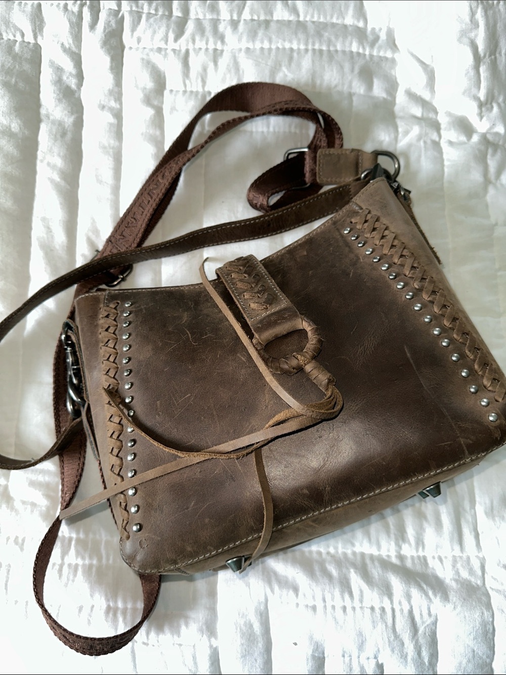 Montana West western leather crossbody bag - Picture 8 of 9